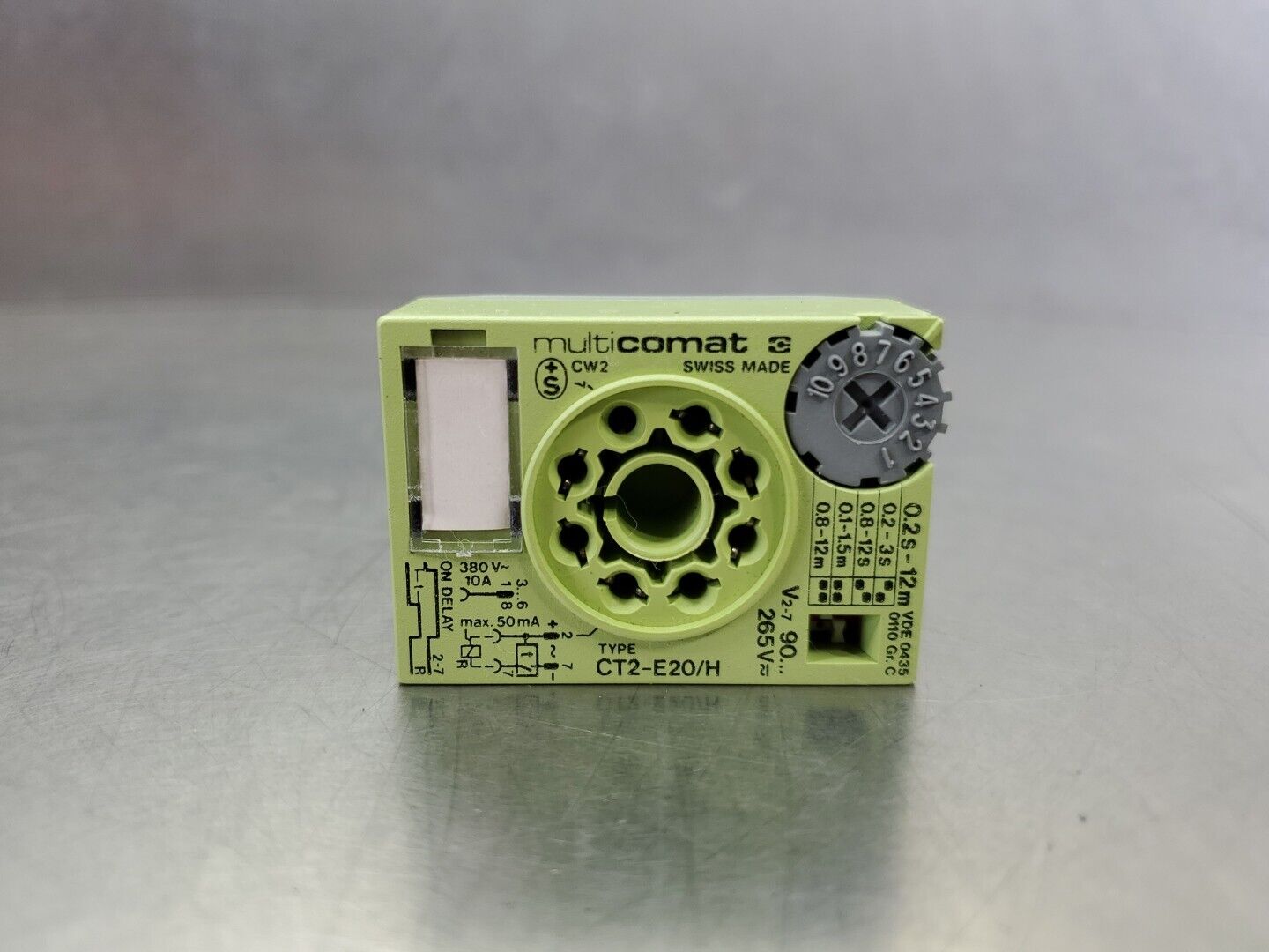 Multicomat CT2-E20/H Time Cube 265V Relay Block.                           4D-25