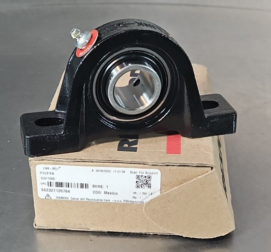 Bore P3U216N Pillow Block Ball Bearing 1"                                Loc4D32