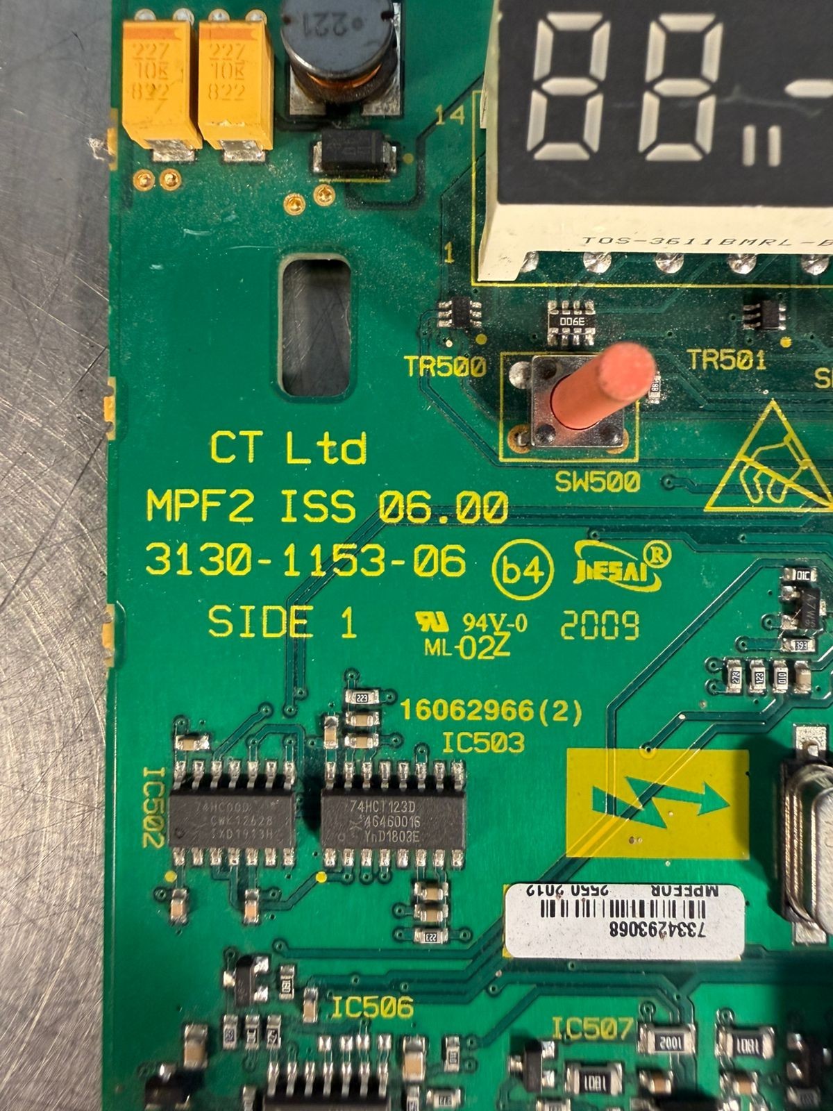 Ct 3130-1153-06 / Mpf2 Iss 06.00 / 7334293068 / 2550-2012          (5.3.2)