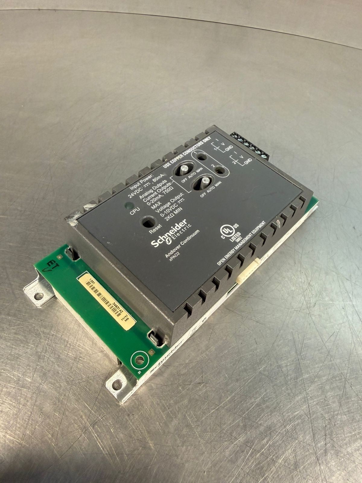Schneider Electric XPAO2 Andover Continuum Expans Mod 24Vdc 80ma (4.1.4)