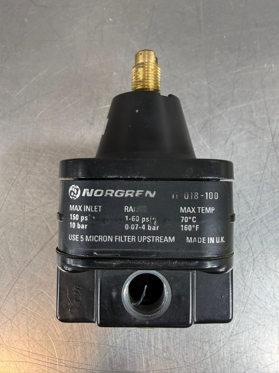 Norgren 11-018-100 Air Pressure Regulator     150 Psig      (9.3.2)