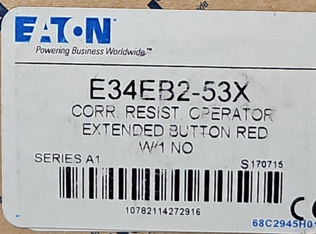 Eaton E34EB2-53X Extended button red                                   Loc4E25