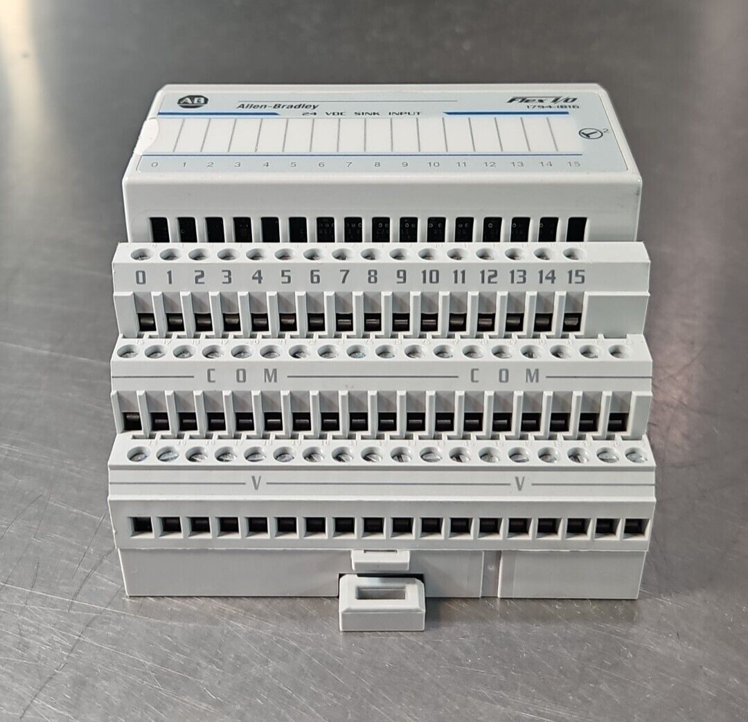 Allen Bradley 1794-IB16 FlexLogix I/O PLC Input Module                  (BIN313)