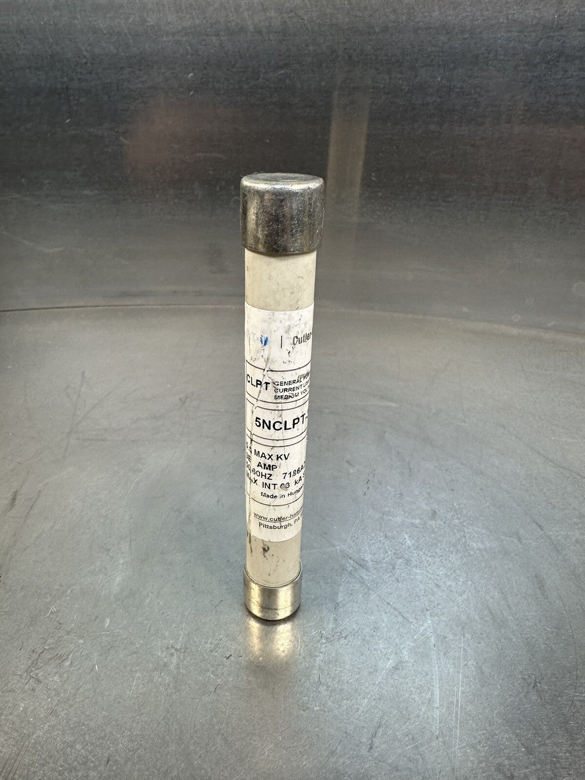 Eaton Cutler Hammer Current Limiting Fuse 5NCLPT-3E CLPT 5.5KV 3E Amp BIN-1.1.1