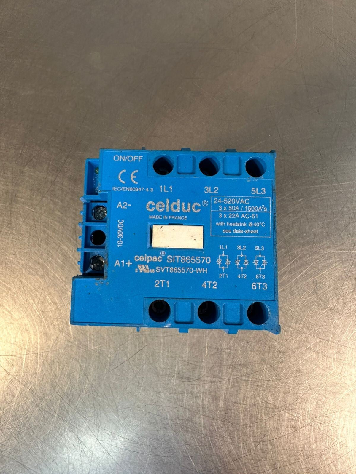 Celduc SIT865570 Contactor 24-520VAC 10-30VDC         (5.4.3)