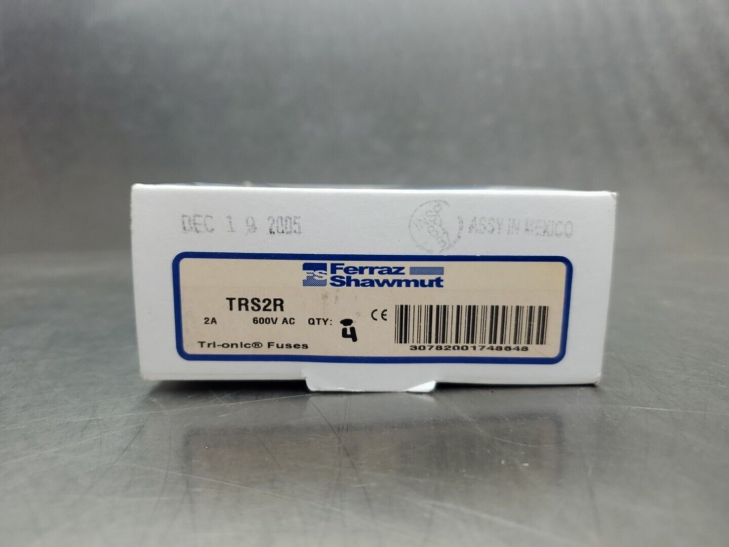 Ferraz Shawmut TRS2R Tri-onic FUSE, 2A 600V, Lot of 4.                     4C-43