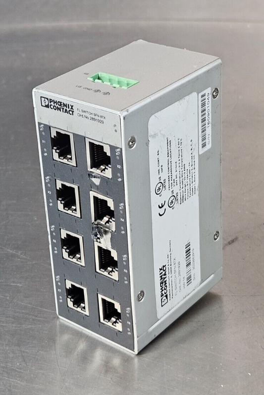 Phoenix Contact FL SWITCH SFN 8TX  Ethernet Switch                      (BIN531)