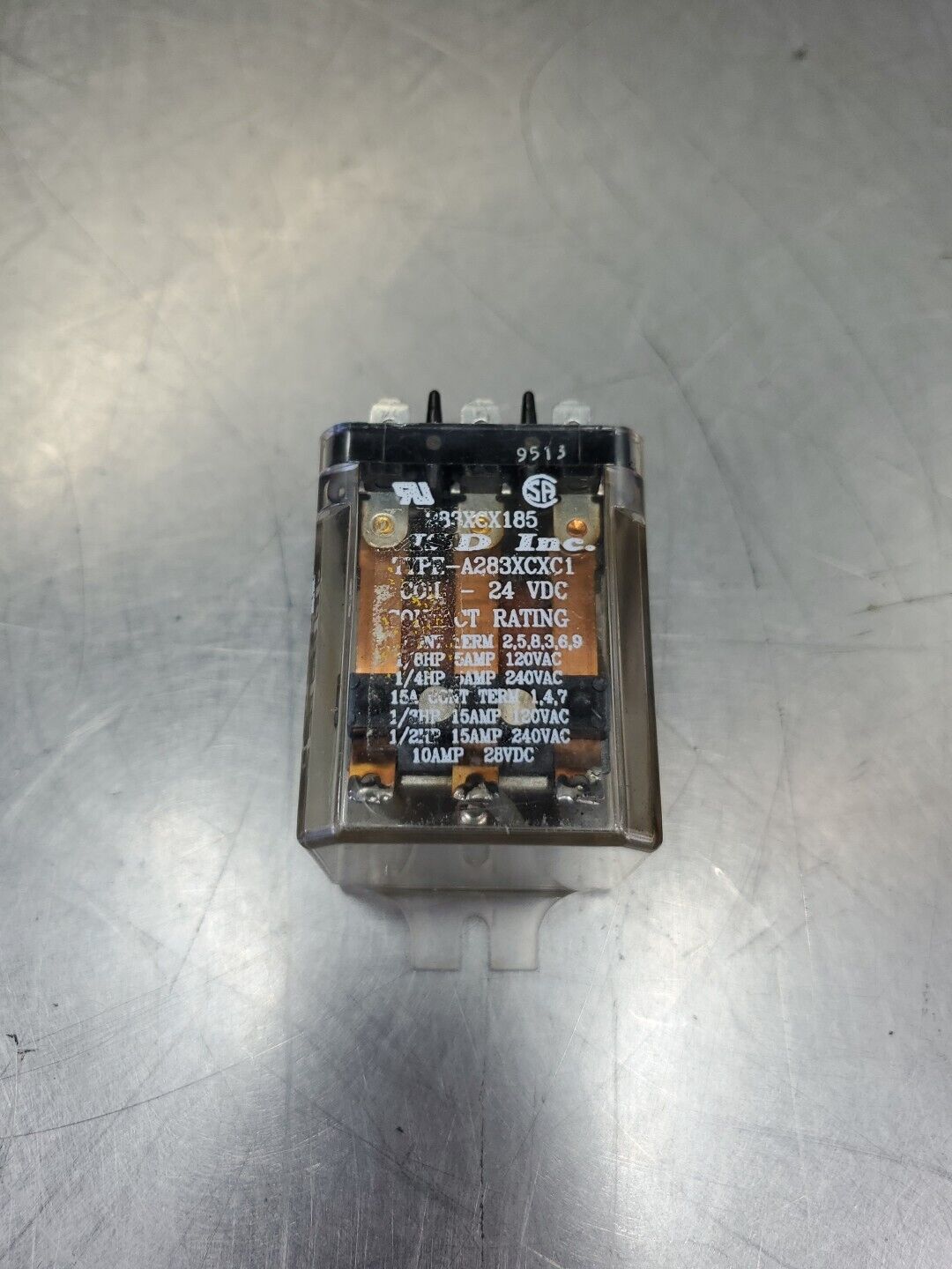 MSD Inc. 104X166AA-055 24VDC (P/N:A283XCXC1) Relay.                        4E-36