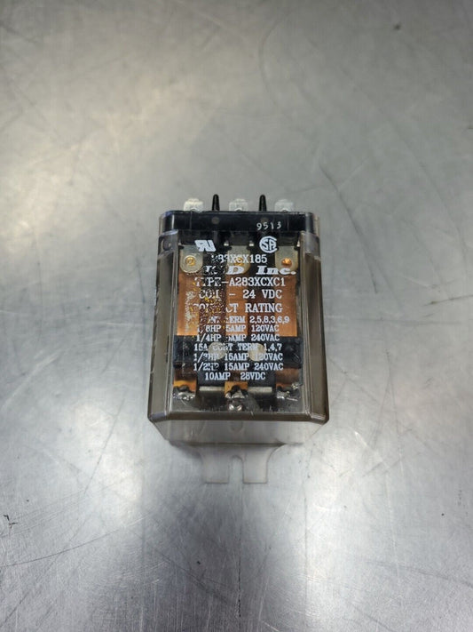 MSD Inc. 104X166AA-055 24VDC (P/N:A283XCXC1) Relay.                        4E-36