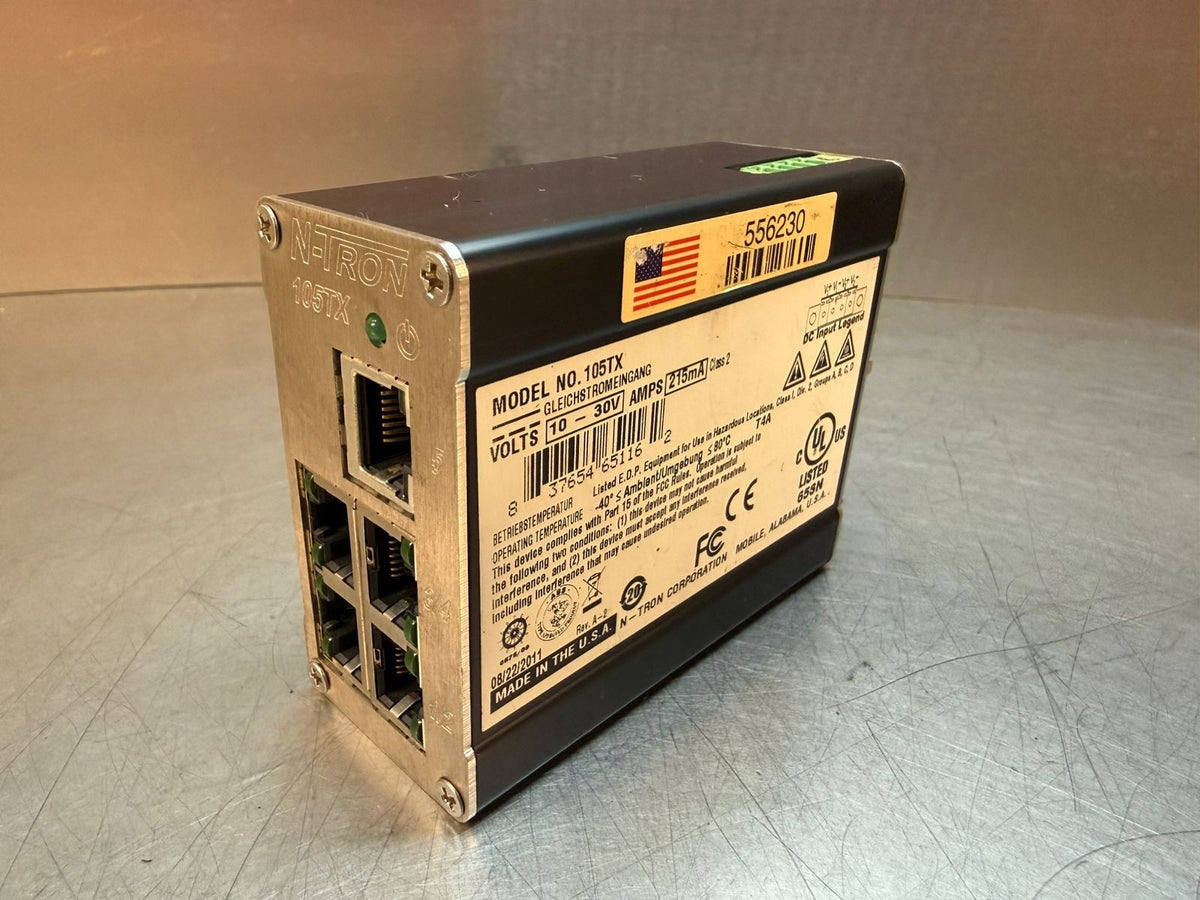 N-Tron 105TX Ethernet Switch 10-30V 215 Amp Class 2                     (3.1.3)