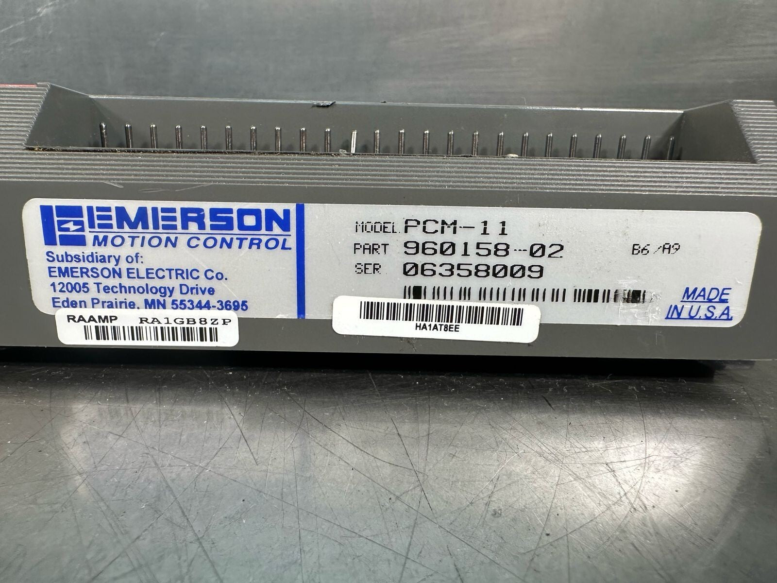 Emerson PCM-11 MOTION PROGRAM CONTROLLER 960158 -02             (6.3.5)