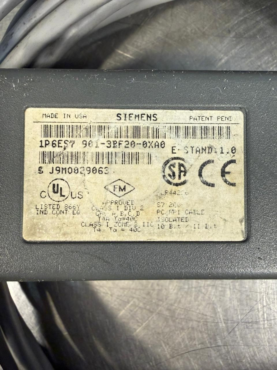 Siemens 6ES7 901-3BF20-0XA0 6ES79013BF200XA0                       (9.3.1)