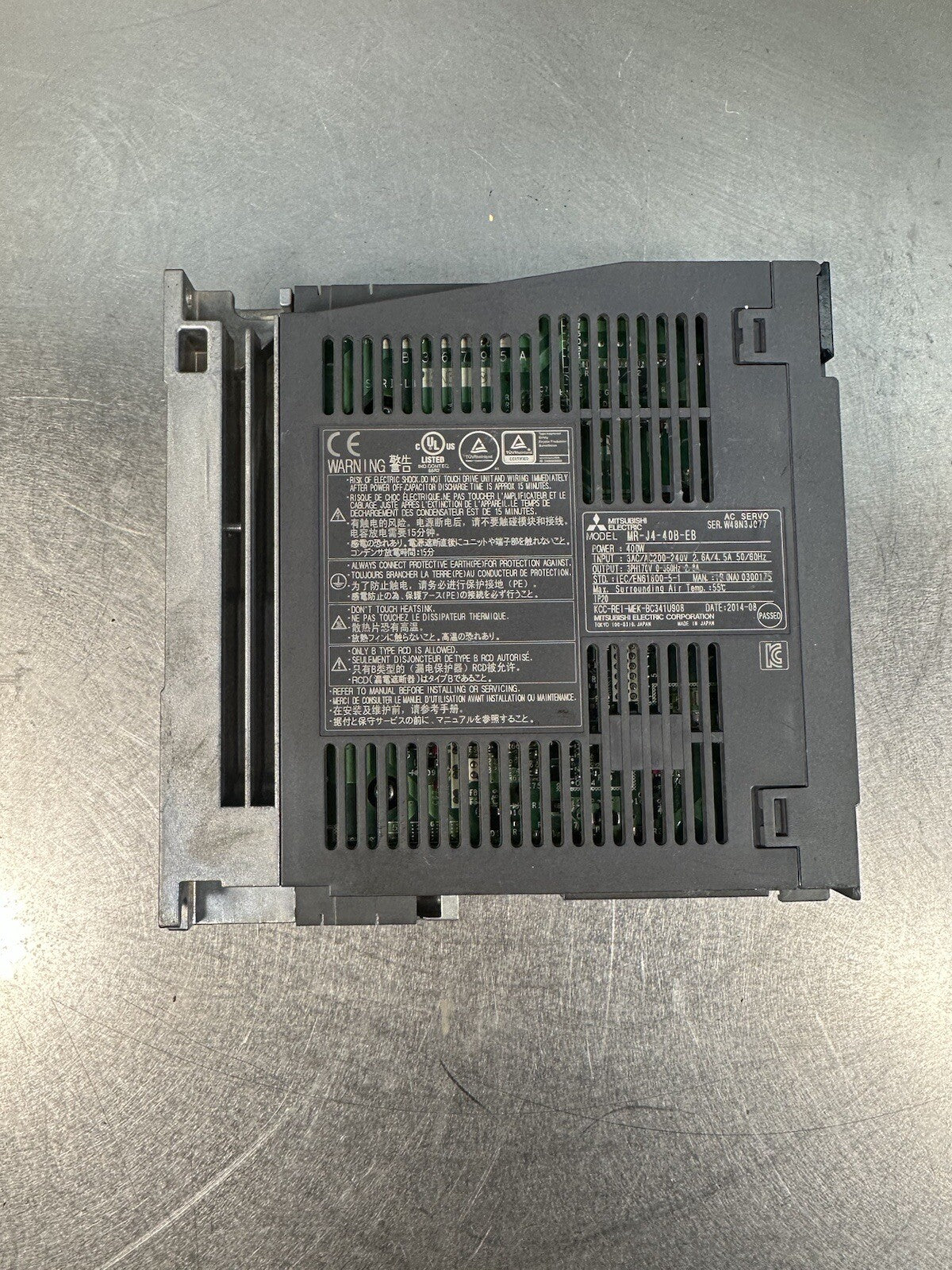 Mitsubishi MR-J4-40B-EB Melservo-J4 Controller. (BIN-1.2.4)