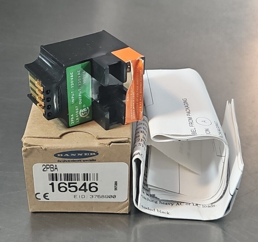 Banner 2PBA Power Block Sensor Module 120VAC          loc5D15