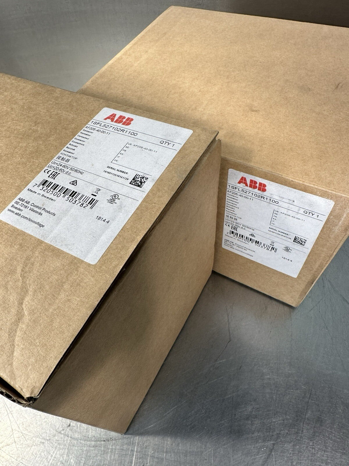 New ABB AF205-40 250 Amp 600VAC Contactor - (BIN-7.5.1)