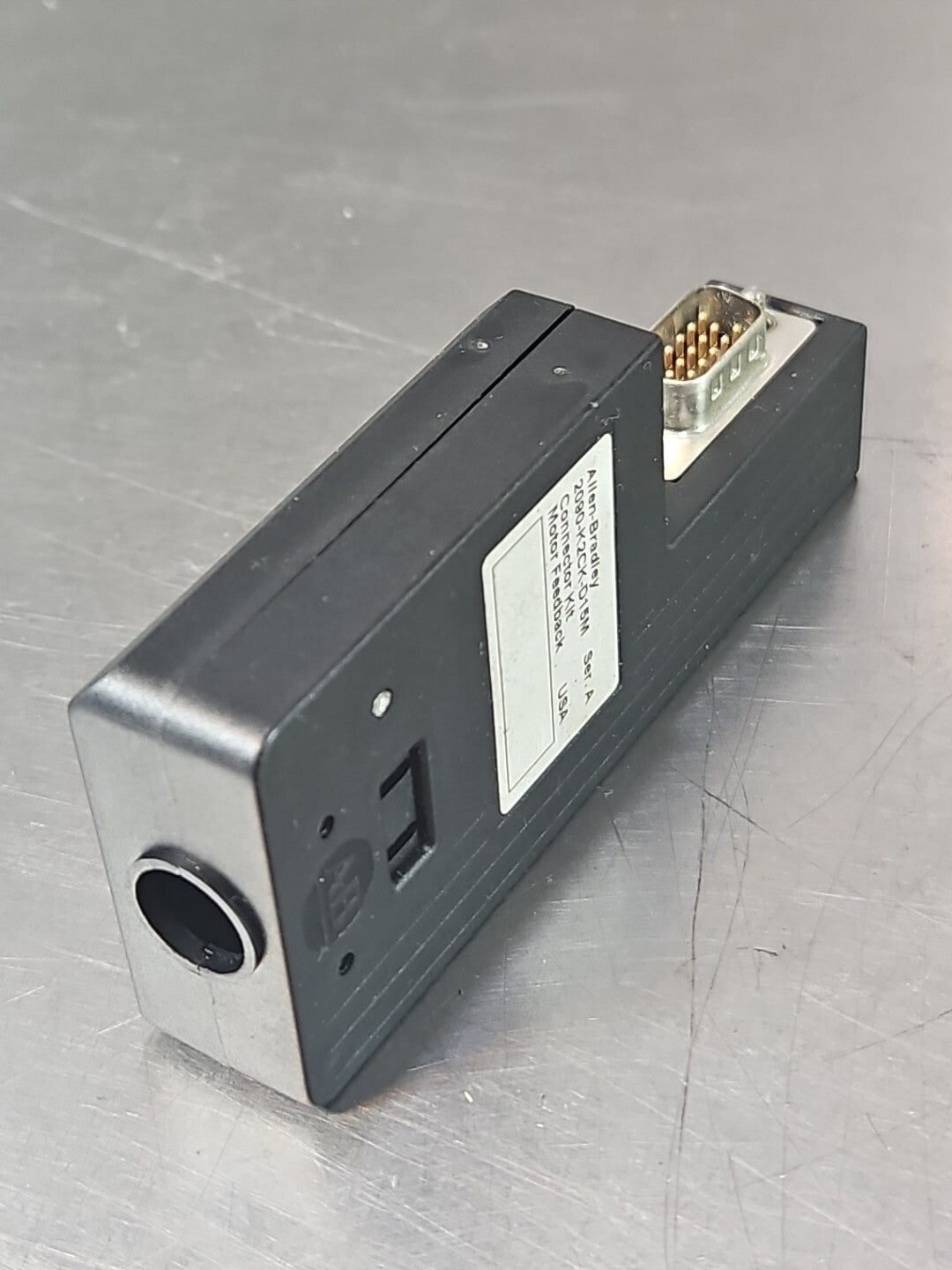 Allen Bradley 2090-K2CK-D15M Ser A Motor Feedback Breakout Connector    (BIN542)