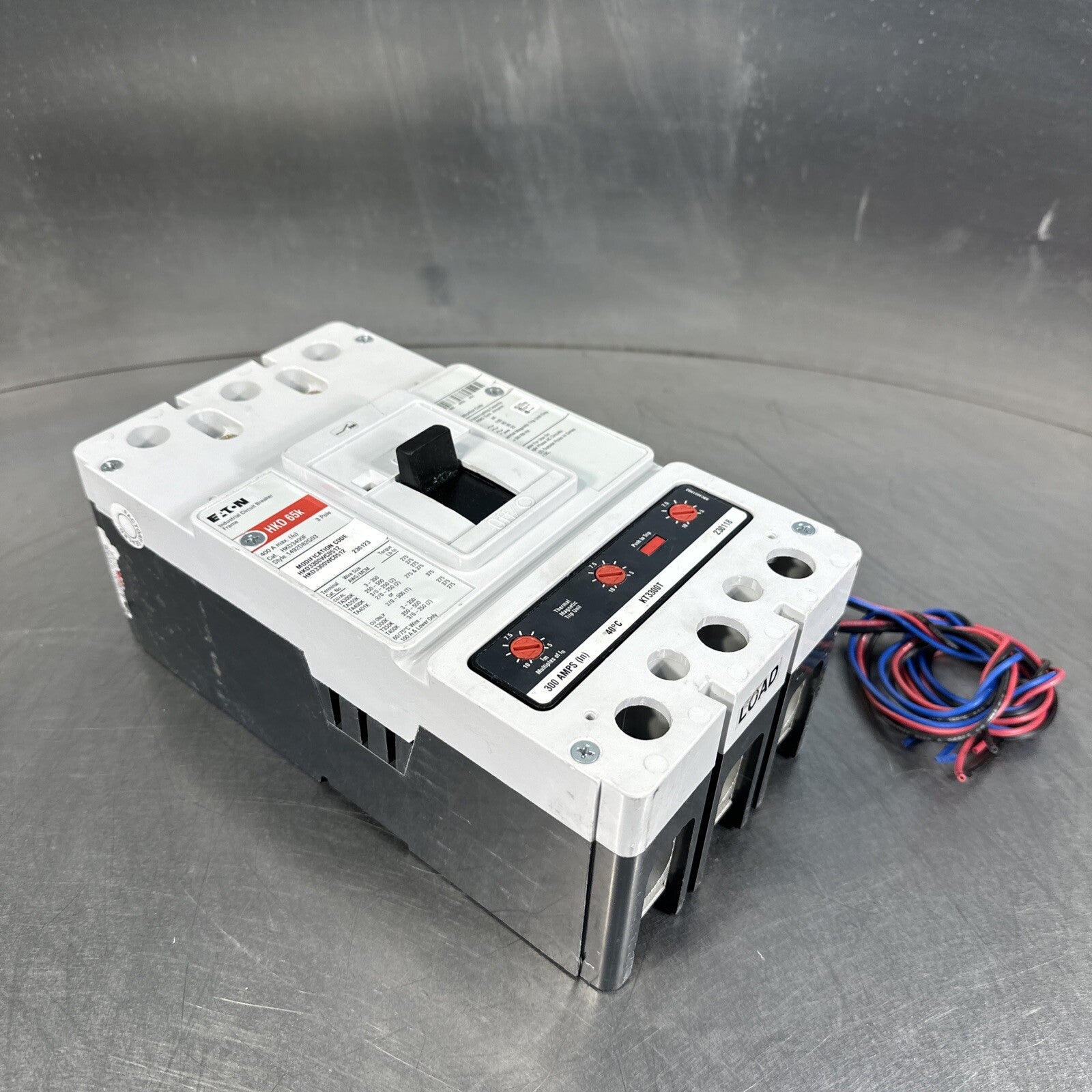 Eaton USD HKD330WC0512 Molded HKD 3P 300A 600V 50/60Hz 3Ph (BIN-1.3.5)