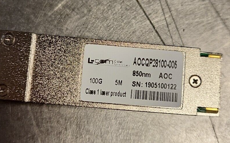 Active Optical Cable QSFP28 100Gbps- AOCQP28100-005/  5M/MSA Compat. (BIN461)