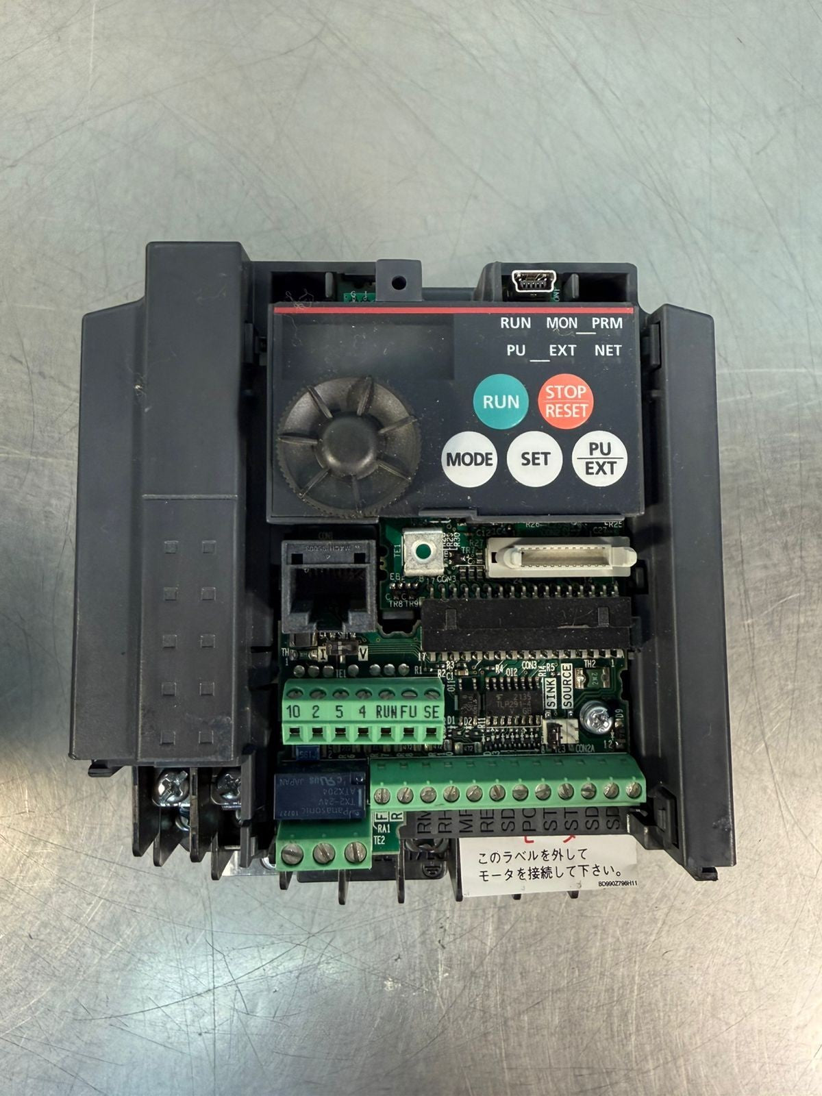 Mitsubishi Electric FR-E720-1 .5K Inverter Drive 3PH 240V         (1.2.4)