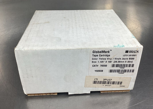 BRADY YELLOW VINYL TAPE  76550  1.125”x100’      5B