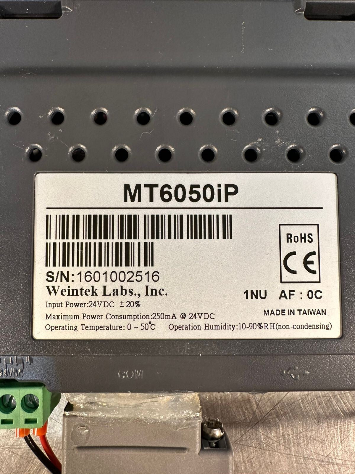 Weintek HMI MT6050IP/ MT-6050iP                                     (3.2.3)