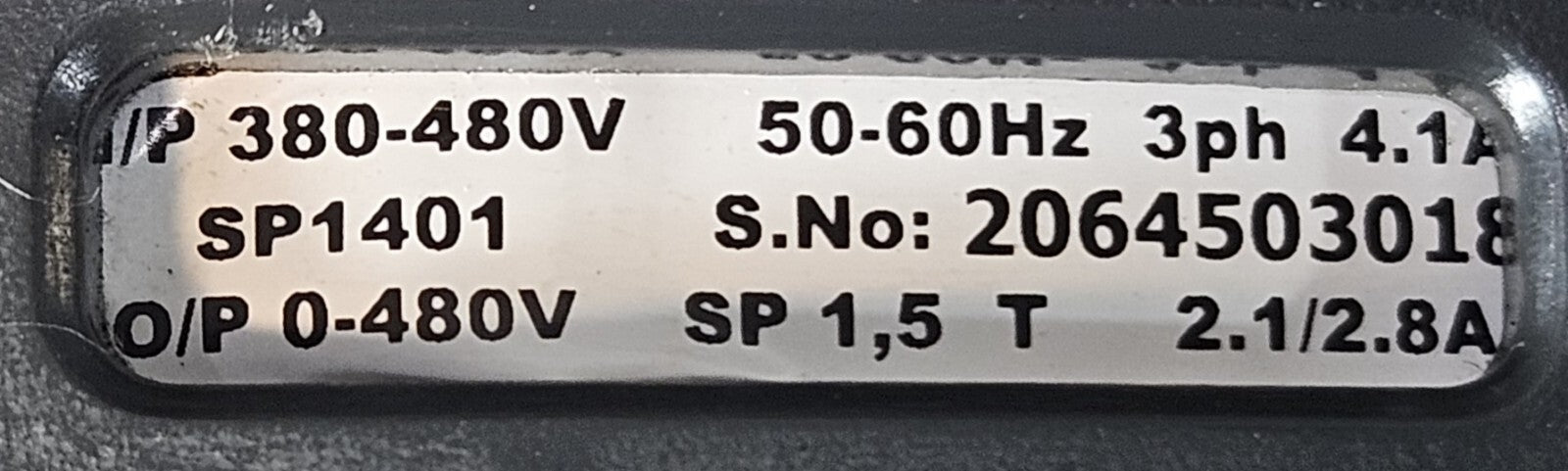 Leroy Somer SP1401 Servo Driver 1.0/1.5hp 380-480V 50-60Hz  (BIN1.3.4)
