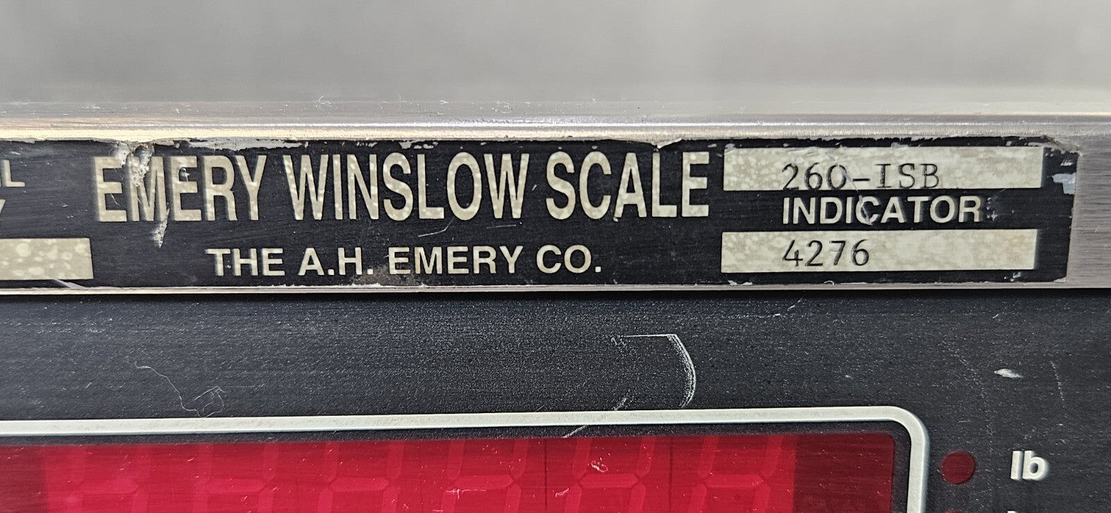 Emery Winslow 260-ISB  Scale Controller                                 (BIN141)