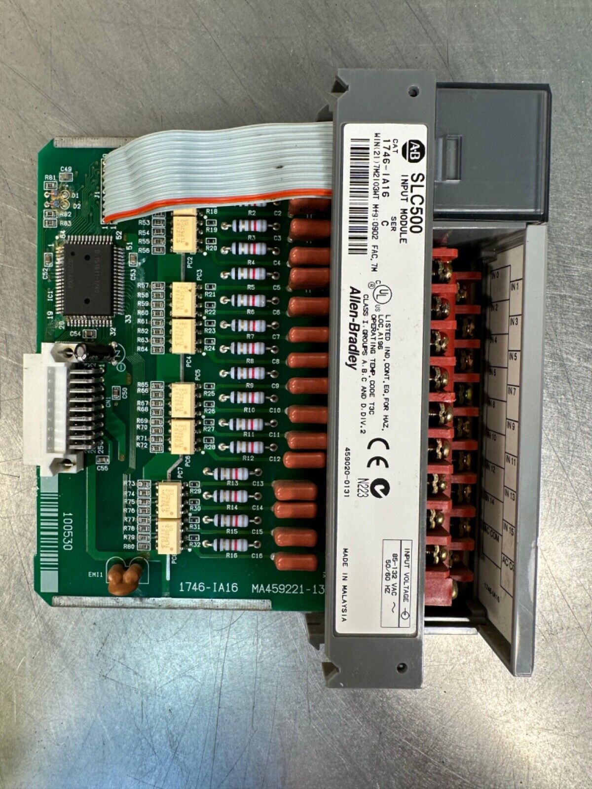 Allen Bradley 1746-IA16 SLC500 Ser C AC Input module (3D-33)