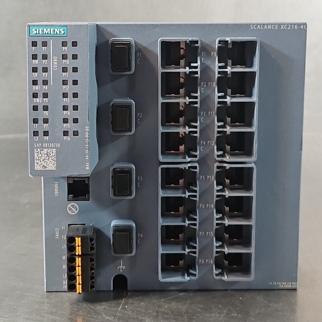 Siemens  XC216-4C Simatic Net Scalance Managed Ethernet Switch          (BIN415)