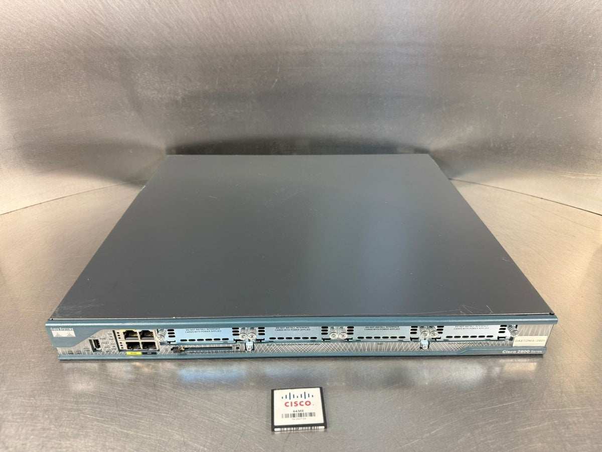 Cisco 2801 Integrated Services Router 2800 Series                 (11.5.4)