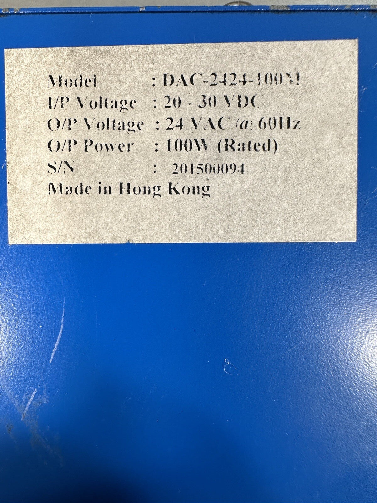 NEURON DAC-2424-100M DC-AC INVERTER (BIN-1.3.2)