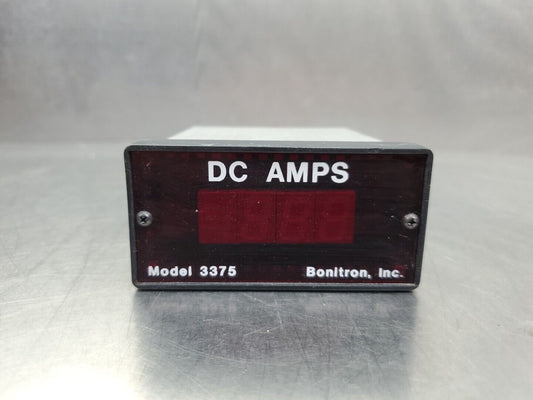 BONITRON Model 3375 DC Amp Display Meter.                                     2D