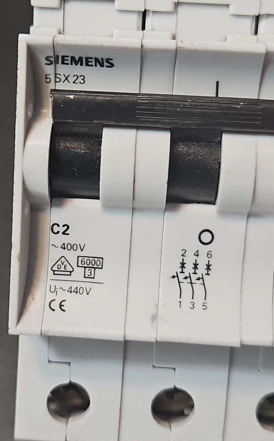 Siemens 5SX23 C2 Circuit Breaker                                         loc4B12