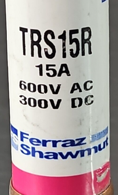 Ferraz Shawmut TRS15R SmartSpot Time Delay Fuse  15A                     loc4D27