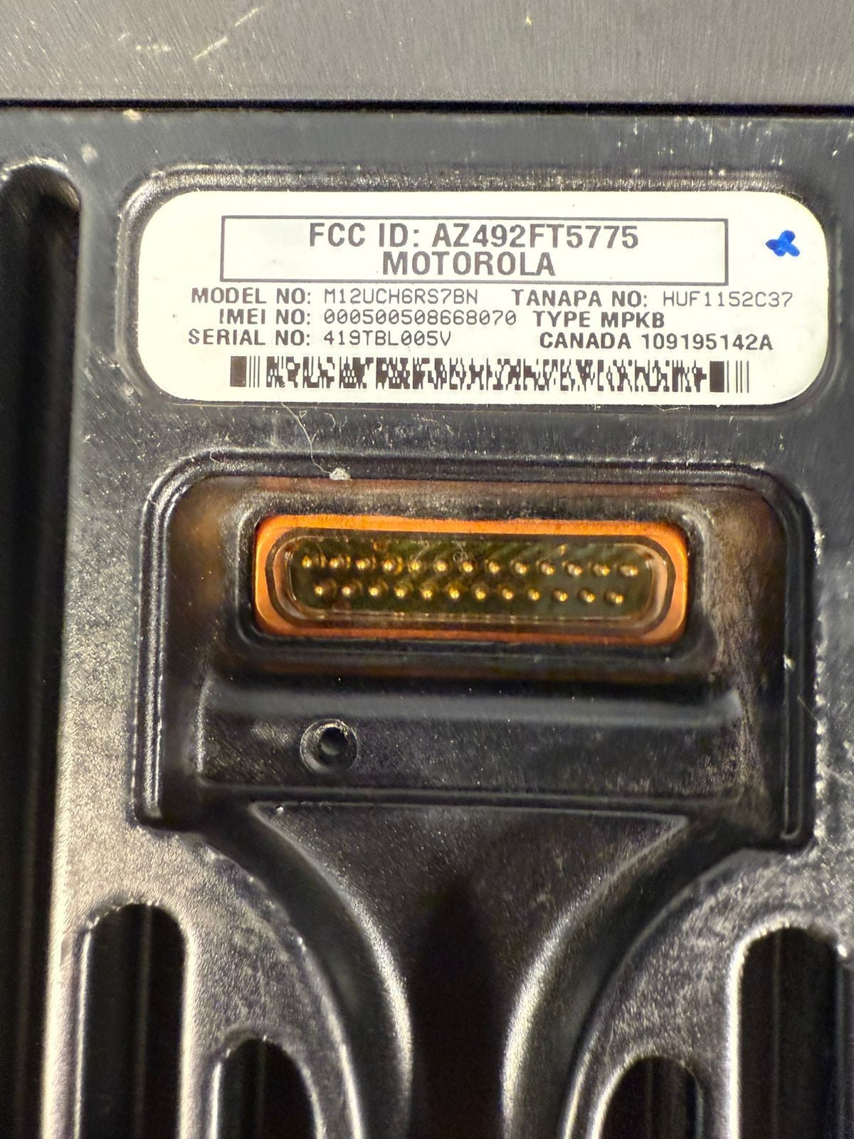 Nextel/ Motorola Transceiver Base- Fcc Id AZ492FT5775           (10.5.4)