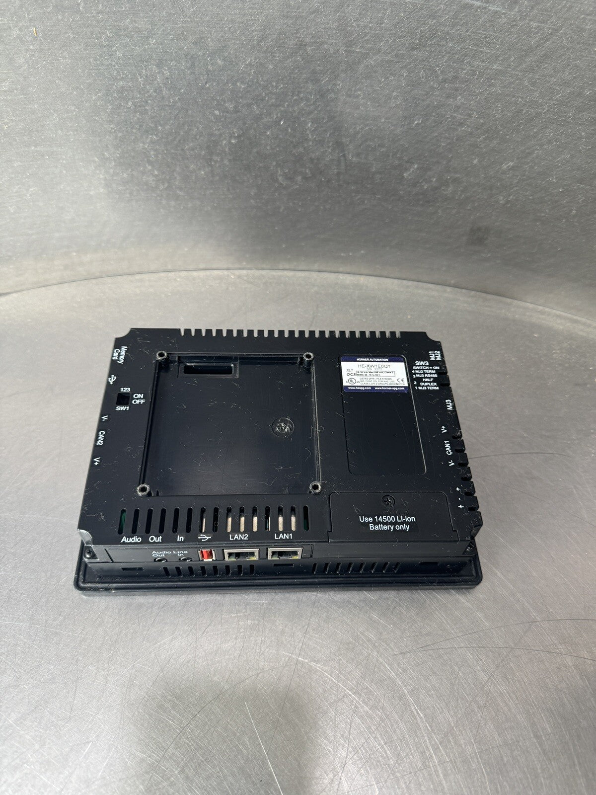HORNER AUTOMATION HE-XW1E0QY XL7 Touchscreen Panel- Refurbished (bin2.4.2)