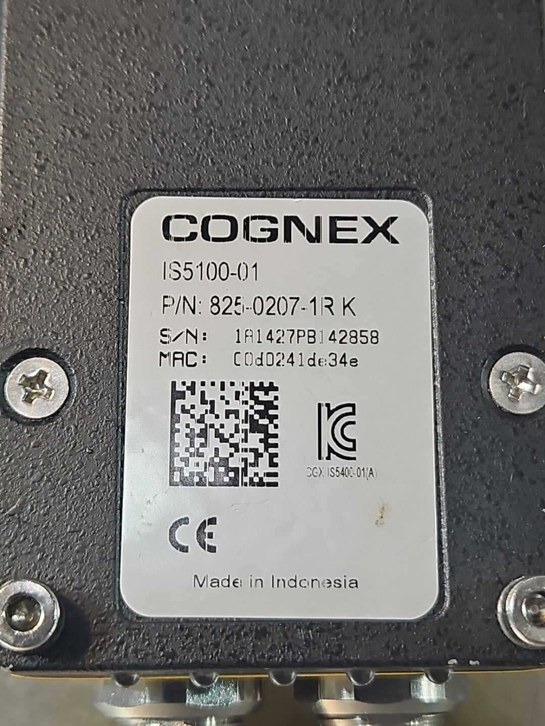 Cognex  IS5100-01 In-Sight Machine Vision Camera                        (BIN643)