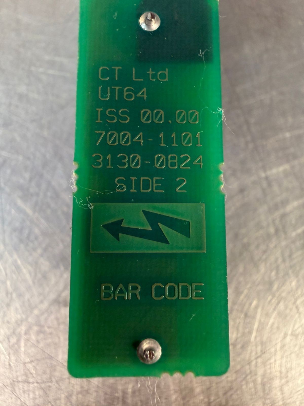Ct Ltd UT64 3130-0824 / 7004-1101                             (5.4.2)