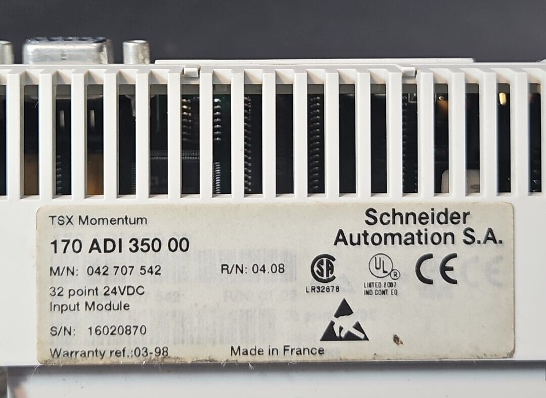 Schneider 170ADI35000 Terminal Module 24VDC                             (BIN353)