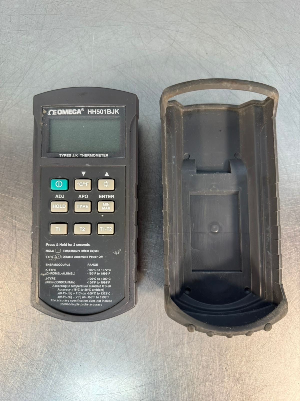 Omega Engineering HH501BJK Types J,K Thermometer                   (3.1.2)