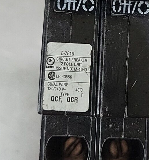 EATON  E-7819CIRCUIT BREAKER   120/240 VAC(BIN354)