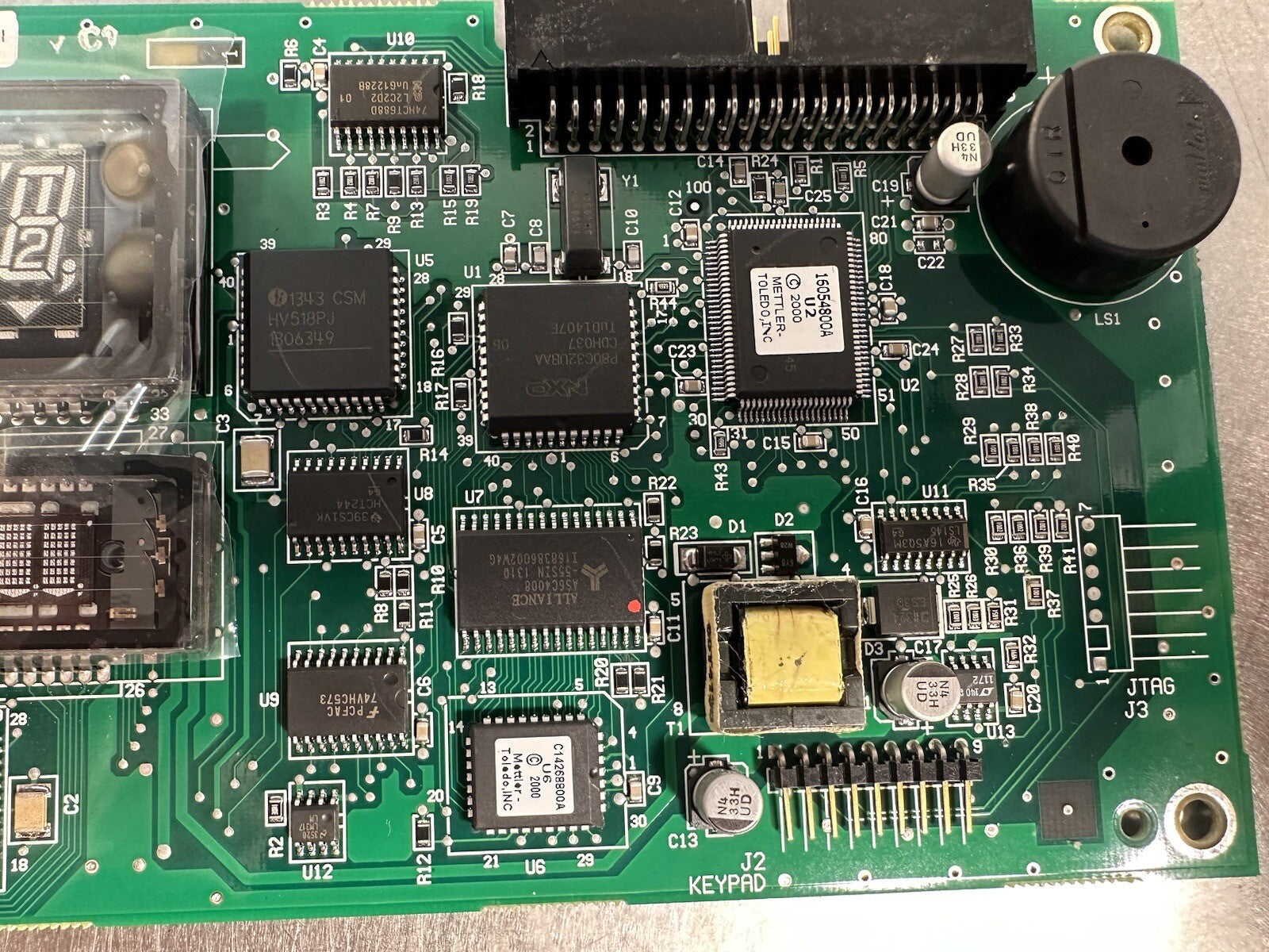 Mettler Toledo C16020600A VF Display PCB Circuit Board (BIN-1.4.2)