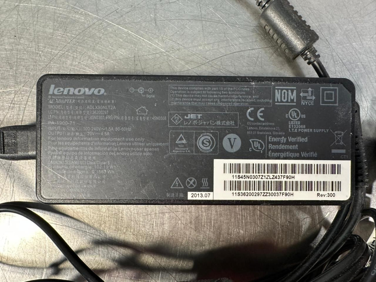 Lenovo ADLX90NLT2A / 45N0307 / 36200297 AC ADAPTER                 (2.3.1)
