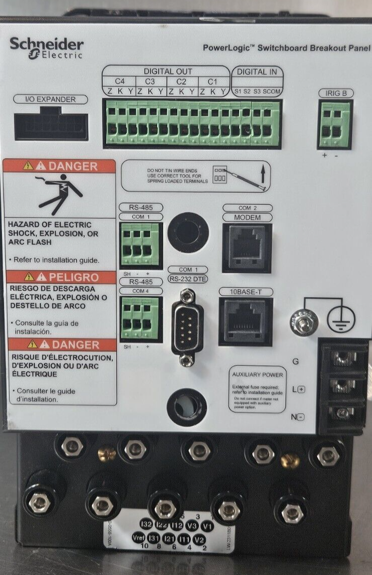 Schneider Square D ION8650 Power Logic Revenue Grade Meter              (BIN743)
