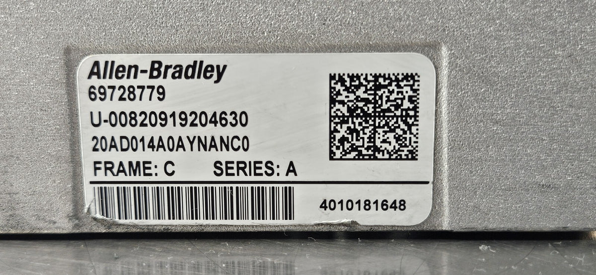 Allen Bradley 20AD014A0AYNANC0 Powerflex 70 AC Drive                 (BIN741)