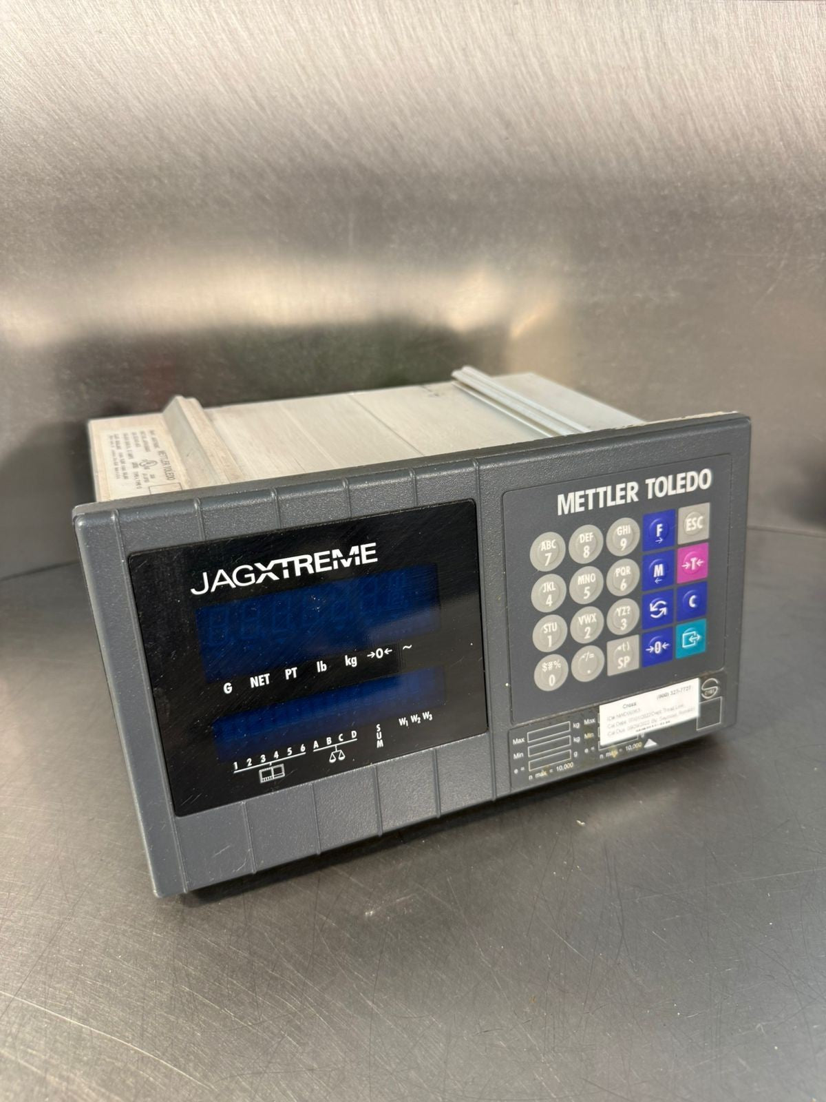Mettler Toledo JAGXTREME Scale Controller  JXPA1000000 100-240V   (12.5.2)