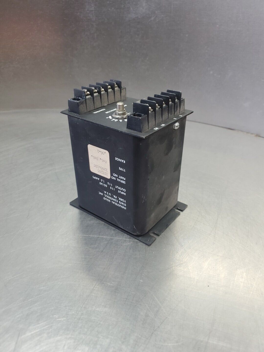 Industrial Solid State Controls 1260-1DB Motion Detector.                  4E-27