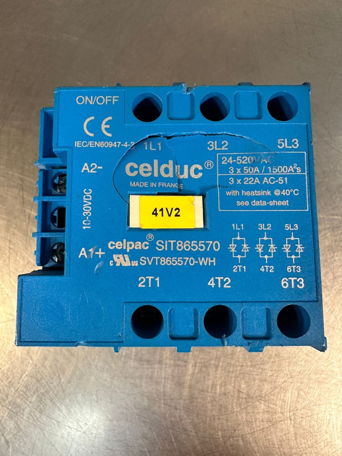 Celduc SIT865570 Contactor 24-520VAC 10-30VDC     (5.4.5)