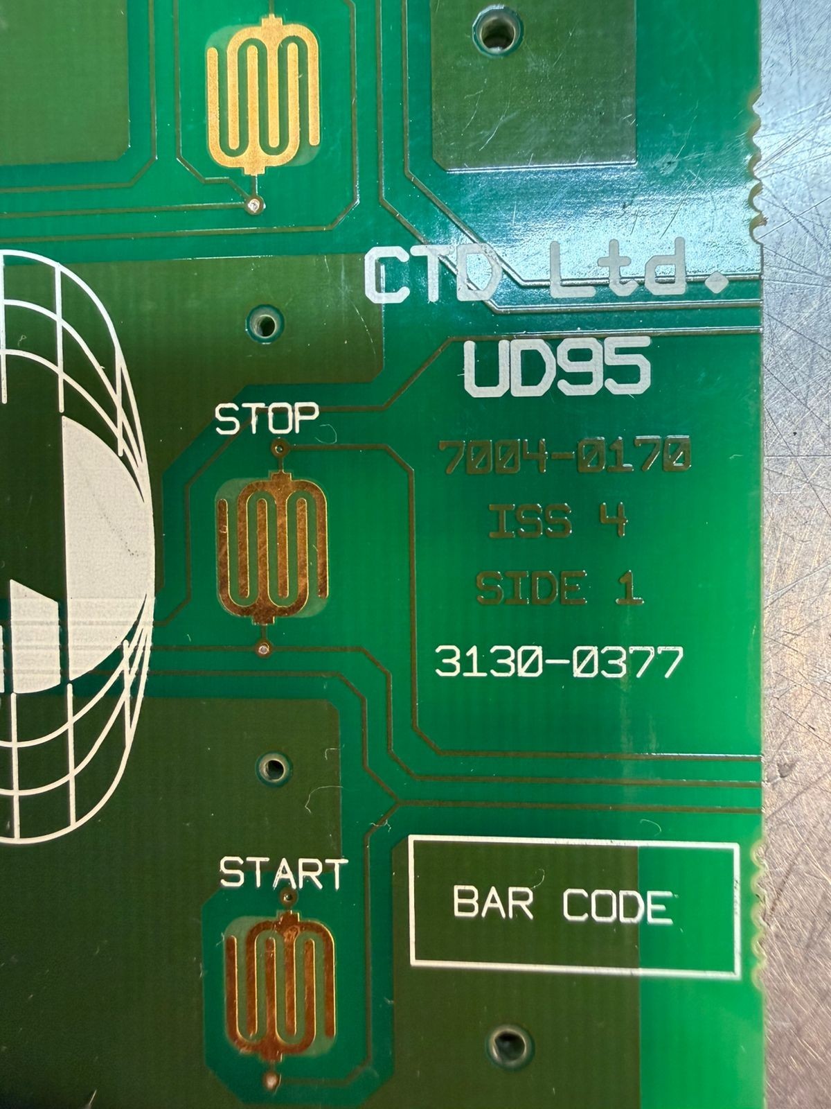 Ctd Ltda  UD95 3130-0377 Counter Card                             (1.3.4)