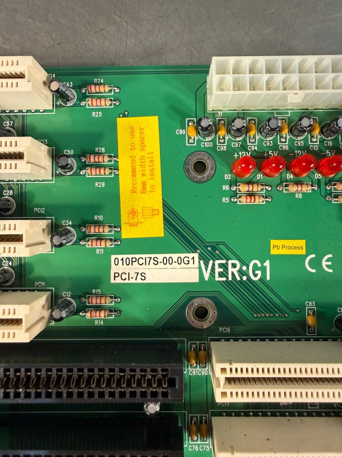 Pci Industrial PCI-7S Backplane Board Picmg Xine-3 E188815         (3.3.5)